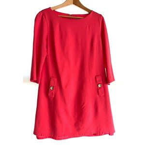 Eliza J Coral Pink Shift Dress 12
